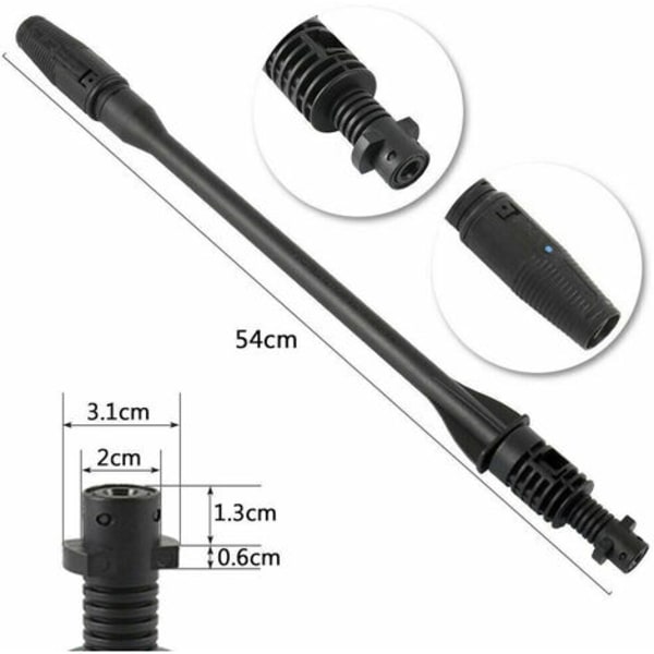 Karcher K1 K2 K3 K4 K5 K6 K7 Korkeapaineinen autonpesukoneen ruiskupistoolin suutin - oranssin harmaa