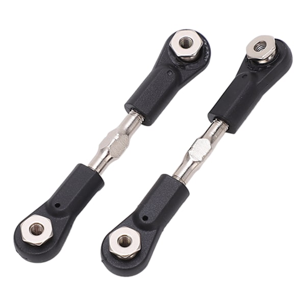 2 stk RC Servo Link Styrestang 8020 Sort Styreforbindelse til ZD Racing 1/7 DBX07 EX 07
