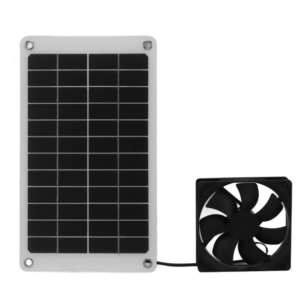 Vandtæt 10W 12V Solpanel Ventilator til Hønsehus Dyrehus