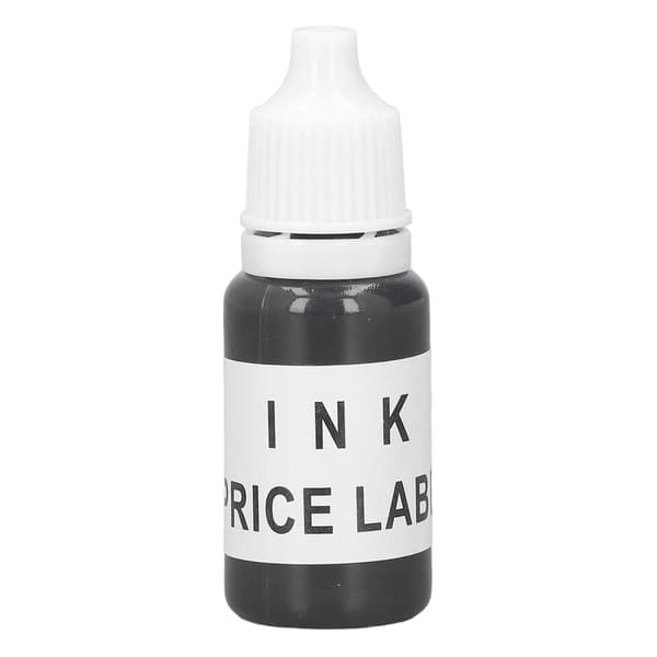 Sort kulblækrefill 10 ml til etiketmaskinerulle