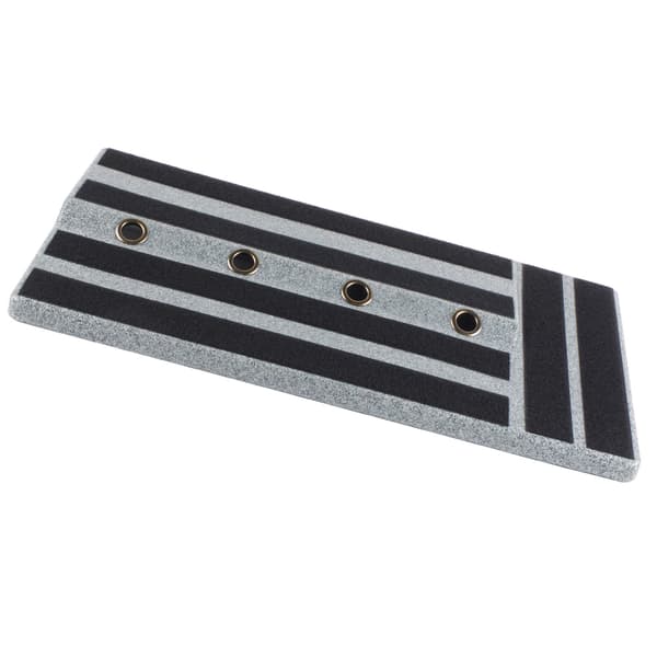 Gitarr Effekt Pedal Board PE kardborrefäste Instrumenttillbehör för Performance Svart Marmordesign