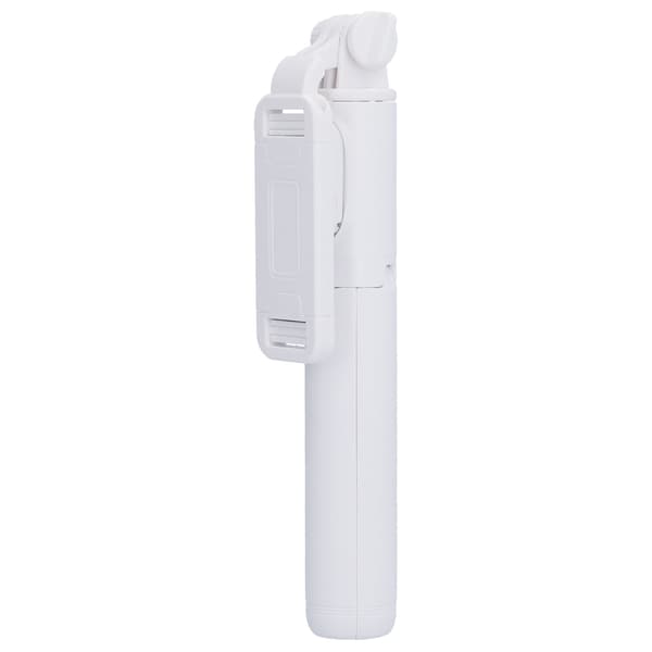 101 cm/39,8 tommer multifunksjonell stativ-selfiestang roterende Bluetooth-selfiestang for Android/iOS hvit