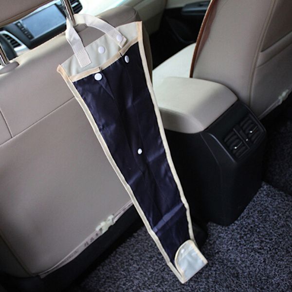 1X Bil Auto Ryglæn Paraply Förvaringsväska Vikbar Organizer H 6packs