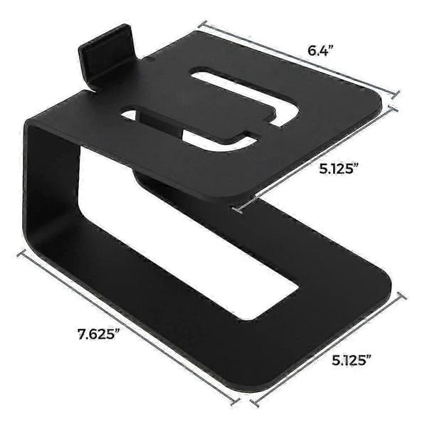 Bordhøjttalerstativer, lydhøjttalerstativer til studiemonitorer, bogreolhøjttaler-desktop-højttalerstativer Black