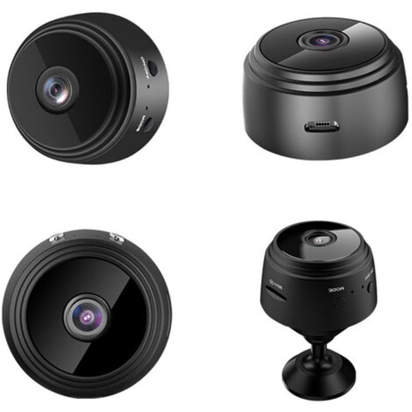 Mini spionkamera, mini övervakningskamera Full HD 1080P trådlös spionkamera
