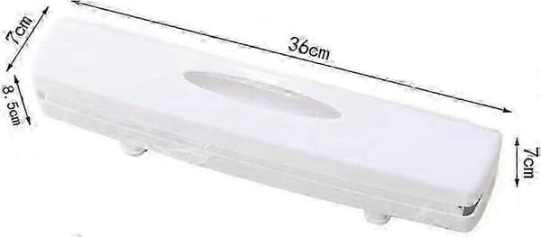 2025 Ny foliedispenser i vit plast, 30 cm
