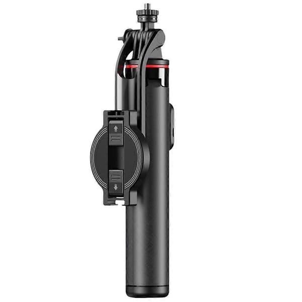 Magnetisk Selfie Stick Stativ til iPhone, 51 tommer Telefon Stativ Rejsestativ til iPhone Android Telefoner Black