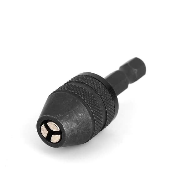 Nyckellös Hex Borrchuck Adapter Konverterare 0.3-3 mm Snabbt Byte