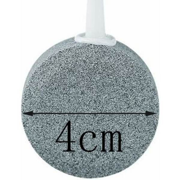 Akvarium 4 CM Air Stone Disc Boblediffuser Boblefrigjøringsverktøy for luftpumper Fisketanker Bøtter Små dammer og DWC-tanker, pakke med 4-