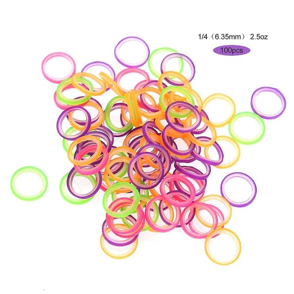 100 stk/sæt Professionel Dental Elastisk Tandgummibånd Oral Ortodontisk Værktøj[ht] 2.5oz