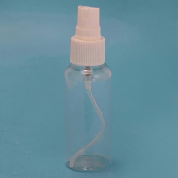50-pack 50 ml plastsprayflaskor påfyllningsbar finfördelare med fin dimpump parent