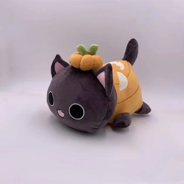 Aphmau Pumpkin Cat Plys Plys Legetøj Fyldt Plys Plys Dukke Pude
