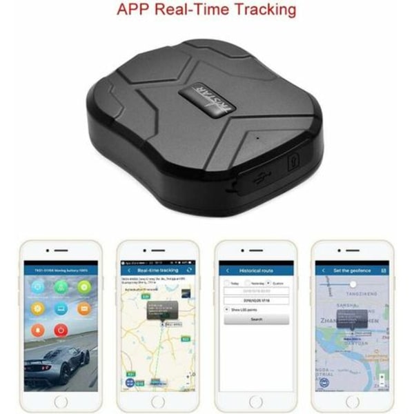 TK905 Vanntett GPS Tracker med Kraftig Magnet Lang Standby GPS Tracker Locator for Eldre Barn Kjæledyr Biler -