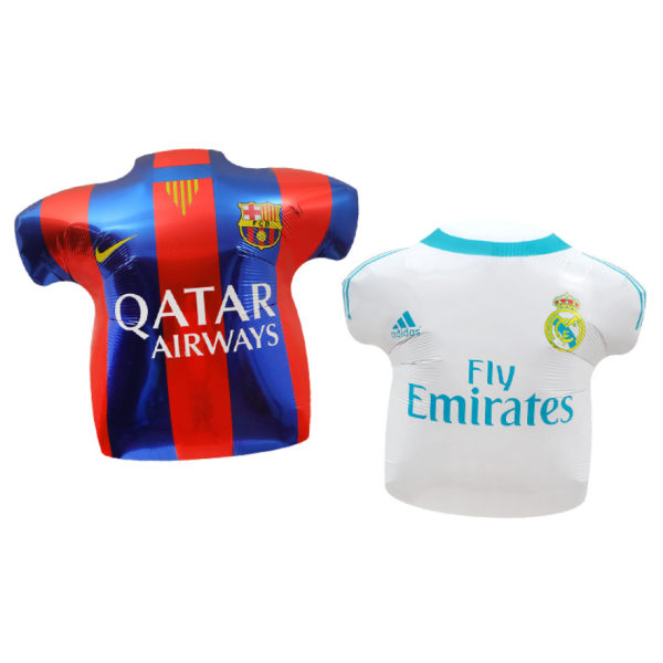 20 sett med ballonger for festbegivenheter Real Madrid ball uniform form tegneserie film ball Barcelona fotball klær ball