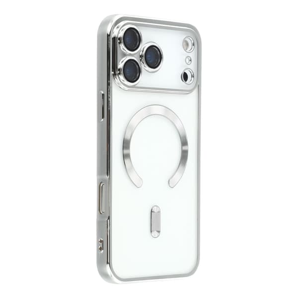 iPhone 17 Pro Cover MagSafe Electroplated TPU Sølv 32