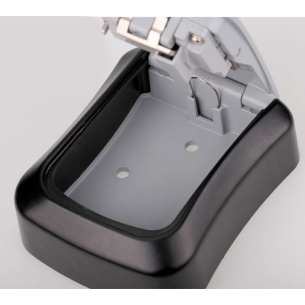 Nyckelbox, väggfäste, metall (grå),