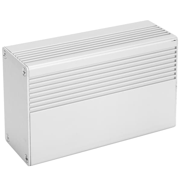 Gråt aluminiumkabinet til elektroniske projekter