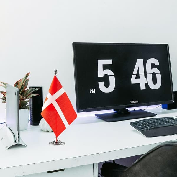Denmark Flag Danish Flags Small Mini Danish Table Flags Used for Table Office Classroom Home Patriotic Events Decorations Denmark
