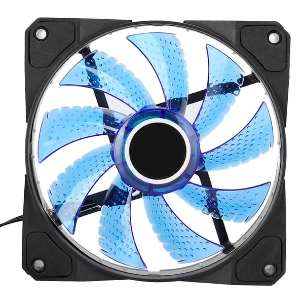 CPU Køler 6 Messingrør Ultra Støjsvag 775 1155 1366 Desktop Computer Blæser 1366X58 (Blå)