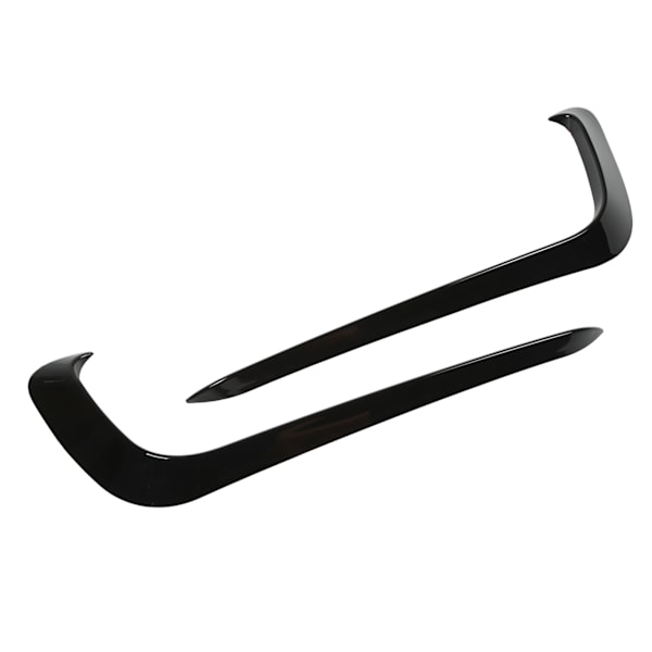2 stk. Frontfanger Tåkelys Ramme Deksel Gloss Svart Trim Spoiler Diffuser for B7 Sedan Variant 2011-2015