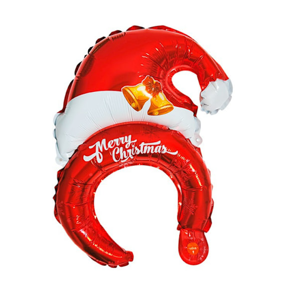 Jouluhirven hiusrenkaat ilmapallojuhliin lasten tunnelmaan Large Christmas hat