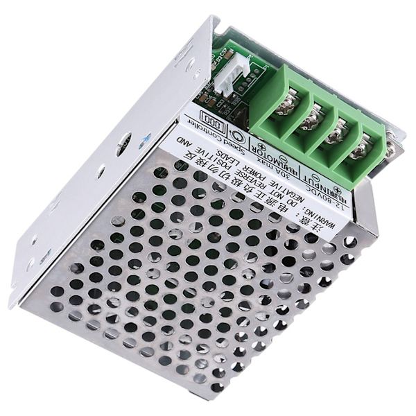 PWM Motor Hastighedsregulator Digitalt Display Panel 12-80V 30A