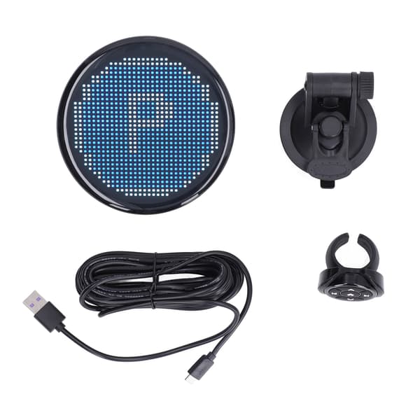 Fullfärg LED-skylt Bluetooth APP Fjärrkontroll Bil LED-display 32x32 Programmerbar LED-skärm Universal för bil