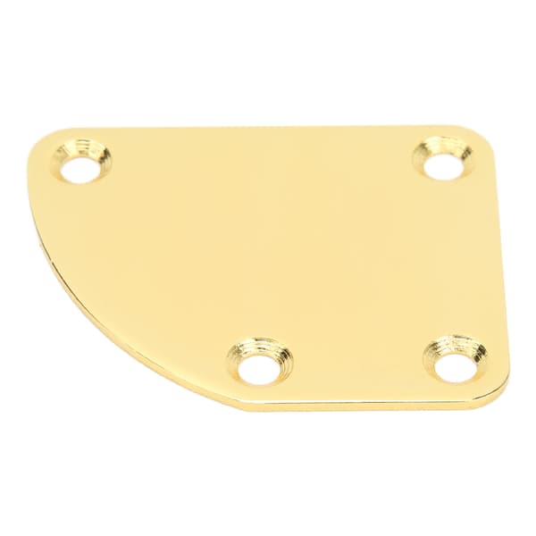 Gitarrhalsplatta 4 Hål Böjd Enkel Installation Anti-Rep Guld Elgitarr