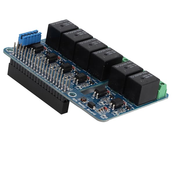 6-kanals RPi Relémodul Utvidelseskort for Raspberry Pi A+/B+/2B/3B