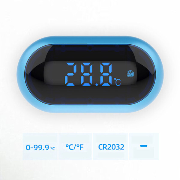 Akvarium termometer - LCD digital akvarium termometer, terrarium, LED digital display Hög noggrannhet temperaturmätning