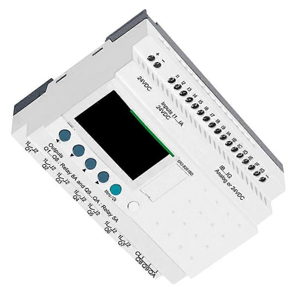 Kompakt Smart Relä Zelio Logic SR3B261BD Programmerbar Styrenhet