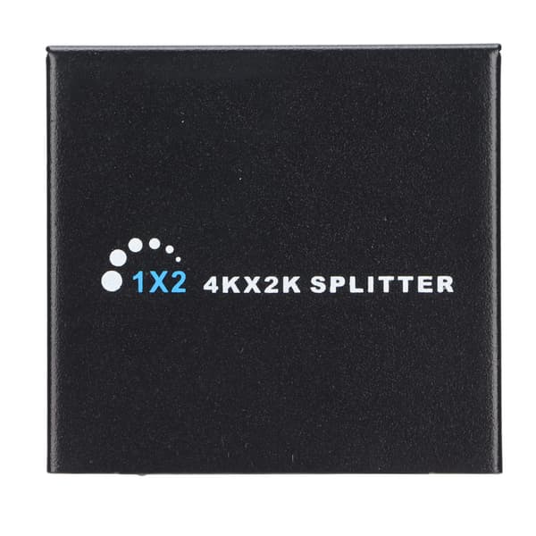 HD Multimedia Interface Splitter 1 inn 2 ut HD Multimedia Interface Extender for skjermer LCD-TV-er datamaskiner 100‑240VEU-plugg
