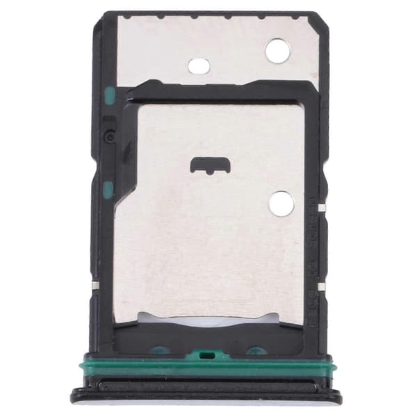 För OnePlus Nord CE 2 5G SIM-kortfack + Micro SD-kortfack Silver