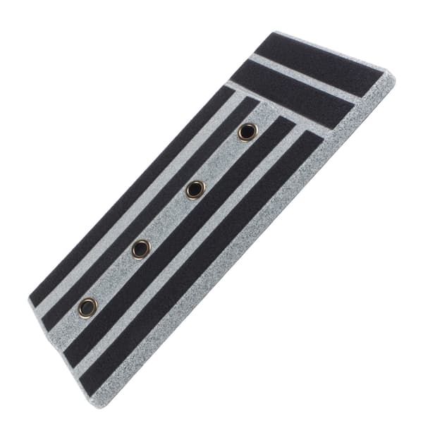 Gitar Effekt Pedal Board PE borrelåsfeste Instrumenttilbehør for Performance Black Marble Design