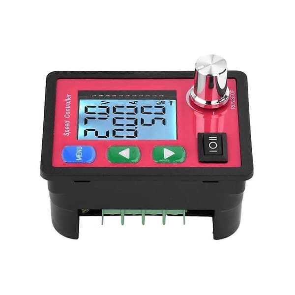 12V spenningsregulator PWM DC motorhastighetskontroller PWM 12V 24V 48V spennings- og strømdisplay fjernkontroll forover bakover