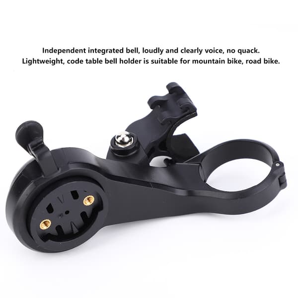 Plast Multifunktionel Cykel Computer Beslag Kode Bord Klokke Holder til Mountain Road BicycleA