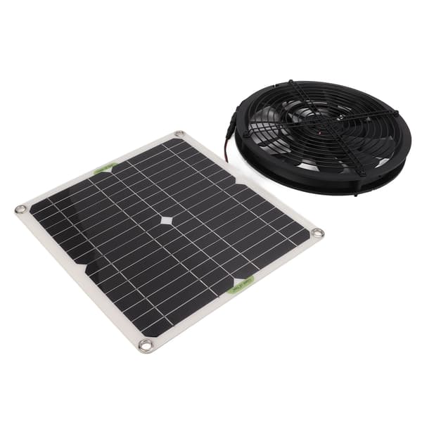 10 tommer 100W solpanelventilator til RV Yacht Drivhus Badeværelse