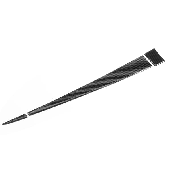 3:e Copilot Förvaringslåda Instrumentbräda Panel Trim Kolfiber Kompatibel med Mitsubishi Lancer 2008 2016 LHD