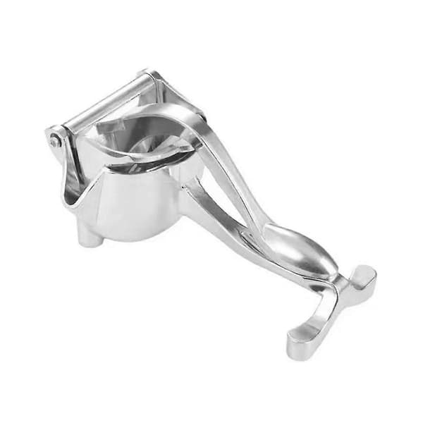 Sitruspresse i rustfritt stål, håndpresse for sitron, appelsin, grapefrukt Silver