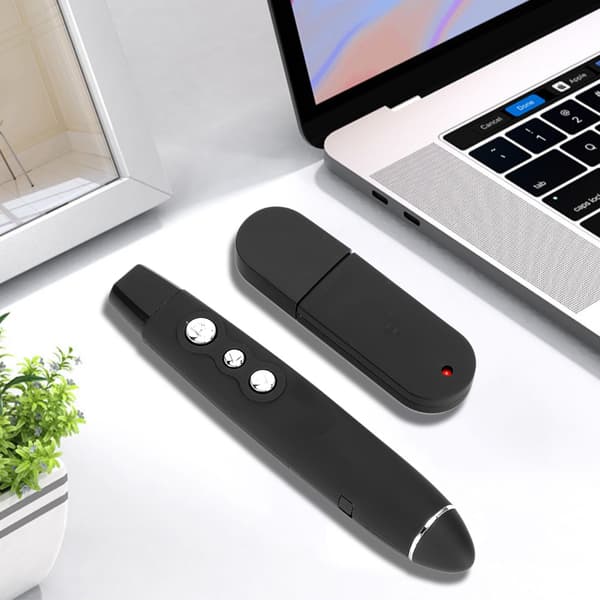 Flip Pen Laser Presenter Pekepenn Fjernkontroll for Windows98 / 200 / ME / XP / Linux / OS