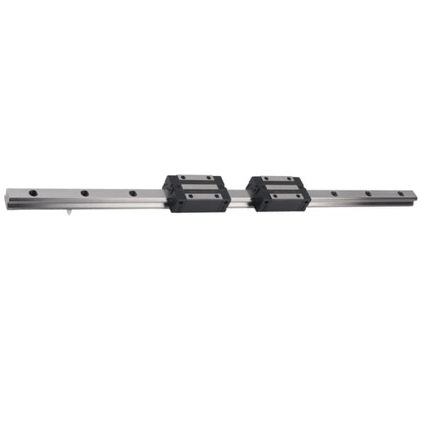 HGR20 Lineær Føringsskinne 600mm Længde 2 Vogne Blok