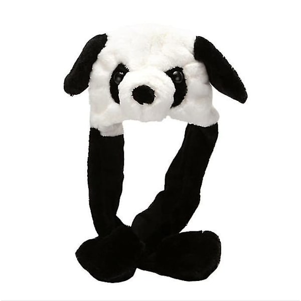 Ear Moving Jumping Hat Funny Plush Ghost Hat Movable Ears Hat Panda