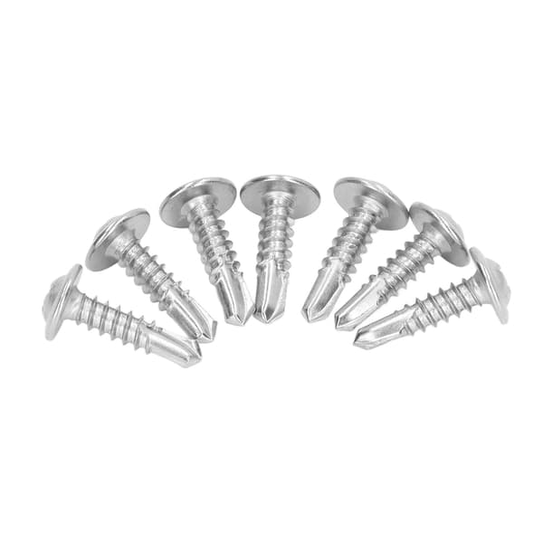 Selvgjengende skruer rustfritt stål Phillips panhode 4,8x19mm 100 stk