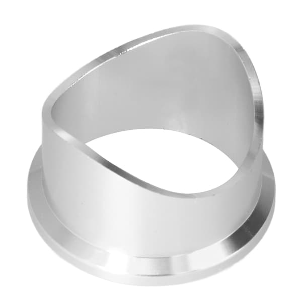 Universal 50mm Blow Off Ventil Sølv Udstødningsventil Flens BOV Aluminium Flens Biltilbehør