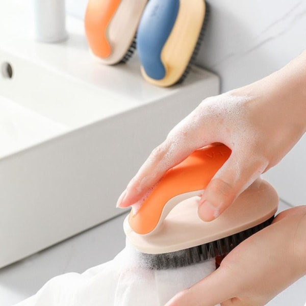 Multifunktionelle Sko Børste Sneaker Sko Børster Rengøringshus shoe brush Orange