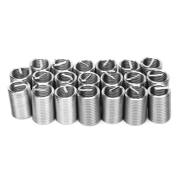 Gjengeinnsats i rustfritt stål M12 x 1,5 20-pakning 2,5D