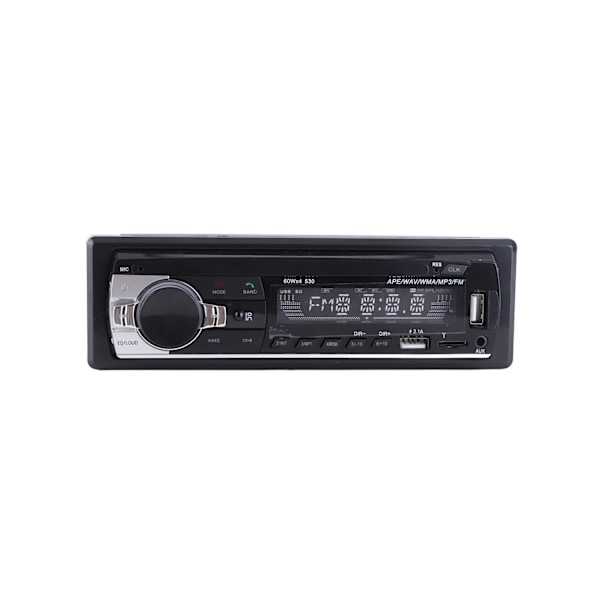 Kaksi USB-liitäntää oleva auton FM-radio Bluetooth-puhelutoiminnoilla ja häviöttömän MP3-musiikkisoittimen