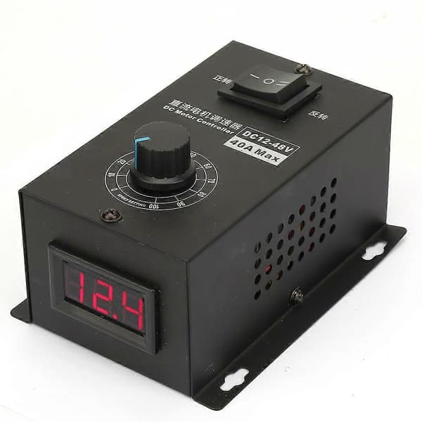 DC 12V~48V 40A Børstemotor Guvernør Hastighedsreguleringsmodul Elektrisk Controller