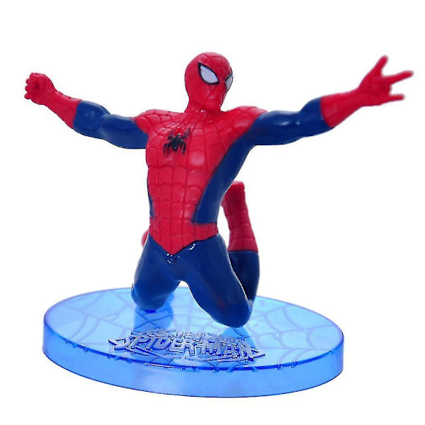 7 stk Spiderman Figur Legetøj Anime Dukke Model