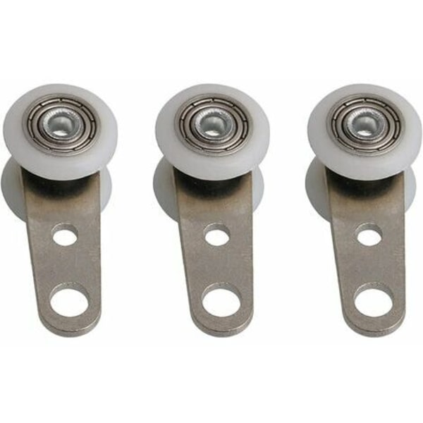 Kartokner sett med 10 ruller for karnapper eller skyvedører - metall og plast - 4,5 x 1,9 cm (liten)